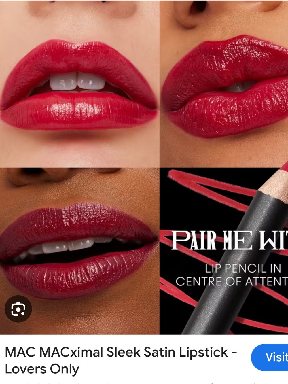 MAC Cosmetics Lovers Only Satin Lipstick